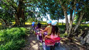 cozumel atv to jade cavern , tequila and beach getaway