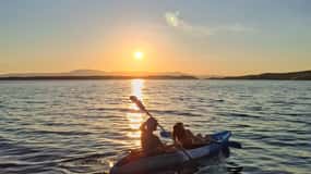 Crikvenica: Kajak & Cocktails Sunset Tour