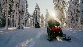 Levi: 3 timers snescootersafari rundt om Levi med kaffepause