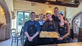 Pienza, Toscana Toskansk matlagningskurs med hemlagad pasta och cantucci