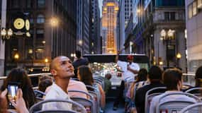 Chicago: Sunset Tour by Open-top Bus with Live Guide
