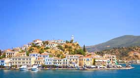From Athens to Poros and Hydra Islands Private 8H Yacht Tour