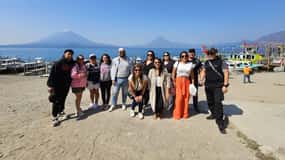 FROM PANAJACHEL VISITING VILLAGES OF ATITLAN BY BOAT