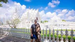 Red, Blue, White Temples & Hot Spring Trip from Chiang Mai