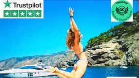From Salerno: Amalfi Coast Boat Tour with Swim Stops