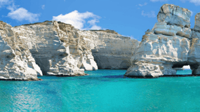 5-Hour Cruise to South Milos: Discover Kleftiko & Sykia Cave