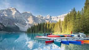 Moraine Lake, Louise, Emerald, Johnston Canyon & Banff Town