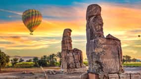 Luxor: West Bank Hot Air Balloon Ride with Hotel Transfers