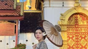 Traje tradicional de Laos