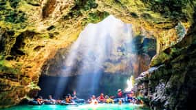 Yogyakarta: Jomblang Cave & Pindul Cave Day Trip with Lunch