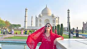 De Deli: Visita de um dia ao Taj Mahal ao nascer do sol, ao Forte de Agra e ao Baby Taj