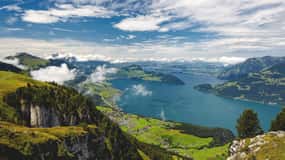 Schweiz Region Luzernsjön: Tell Pass (sommar)
