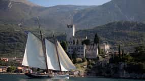 Malcesine: Panoramic Cruise on Historical Sailboat