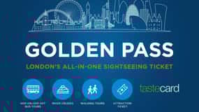 Golden Pass - Ingresso turístico completo para Londres