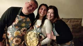 Napoli: Pasta og Tiramisu-kokekurs med vin