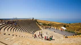 Från Limassol: Forntida Kourion-tur med Paphos stad