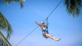 Koh Samui: Samui Zipline adventure and hotel pick up service