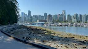 Passeio de loop de EUC e E-scooters em Vancouver
