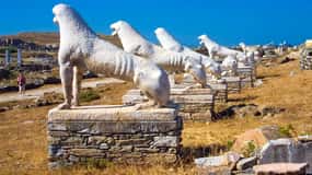 Ab Mykonos: Geführte Abendtour zur archäologischen Stätte Delos
