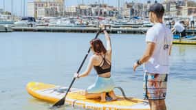 Siracusa: SUP Excursion between the caves and Ortigia
