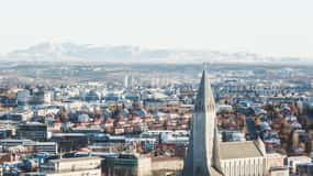 Reykjavik: Panoramisk helikopterflygning med topplandning
