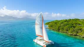 Privat katamarancharter till Ile aux Cerfs