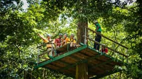 St Lucia Ultimate 3 Package: Aerial Tram Zip Line & Hiking
