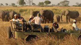 Safari aux chutes Victoria avec déjeuner et croisière au coucher du soleil