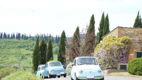 Chianti Countryside Full-Day Tour by Vintage Fiat 500