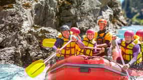 Hanmer Springs : Rafting dans les gorges de Waiau