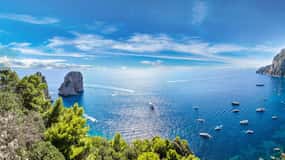 Capri boat experience from Naples