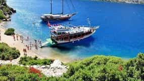 From Marmaris: Turkish Aegean Coast Boat Trip with Lunch