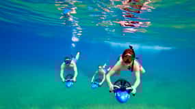 Wailea Beach: Guided Sea Scooter Snorkeling Tour