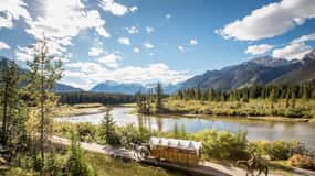 Banff: Wagon Ride with Cowboy Cookout BBQ