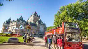 Cidade de Quebec: Tour de ônibus hop-on hop-off de dois andares com teto aberto