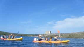 Menorca: Halvdagsutflykt med kajak i Fornells