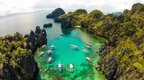 From Puerto Princesa: Day Trip to El Nido and Island Hopping
