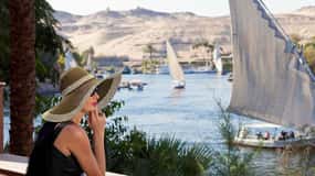 Luxor: Halvdags båtresa med motor och besök på Banana Island