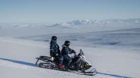 From Gullfoss: Langjökull Glacier Snowmobile Tour