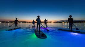 Pula : Visite nocturne en Stand-Up Paddle Board à diodes électroluminescentes (LED)