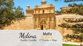 Mdina Audio Tour with Map and Directions