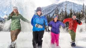 From Banff: Snowshoeing Tour in Kootenay National Park