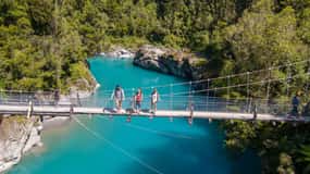 Greymouth: Tour di mezza giornata delle Gole di Hokitika e della Passeggiata in cima agli alberi