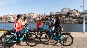 Porto: Passeio panorâmico de E-Bike pela margem do rio