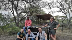 From Durban: Wildlife Lovers Big 5 Safari at 2 Game Reserves