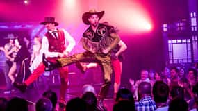 Las Vegas : Spectacle de l'Atomic Saloon au Venetian