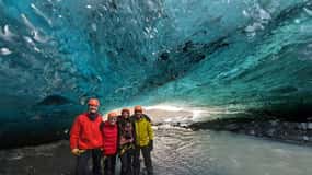 From Jökulsárlón: Crystal Blue Ice Cave Super Jeep Tour