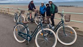 Edimburgo: Passeio de bicicleta até à costa (para toda a família)
