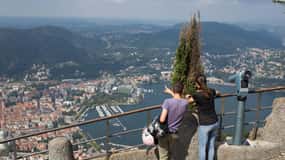 Lago di Como: Facile escursione in montagna con funicolare e giro in barca