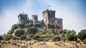 Córdoba: entrada al castillo de Almódovar